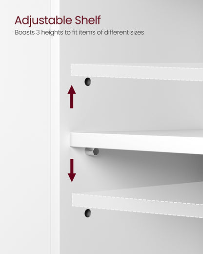 Under-Sink Bathroom Cabinet, 30 x 70 x 64 cm, Cloud White - image 7