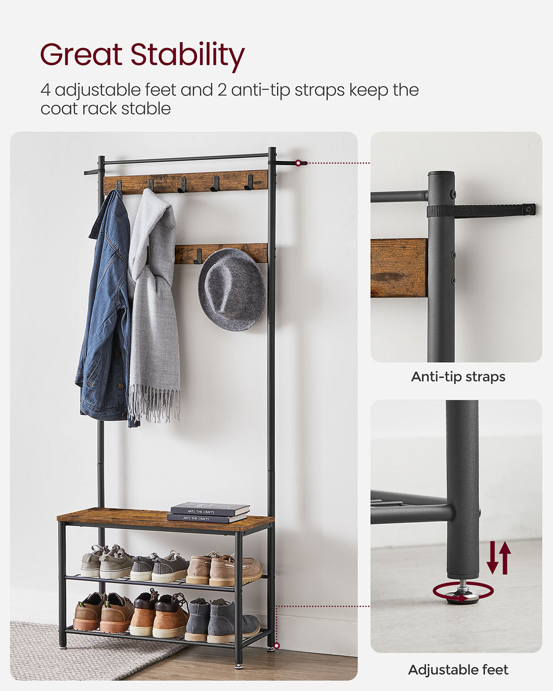 Vintage Hat Coat Stand - image 6