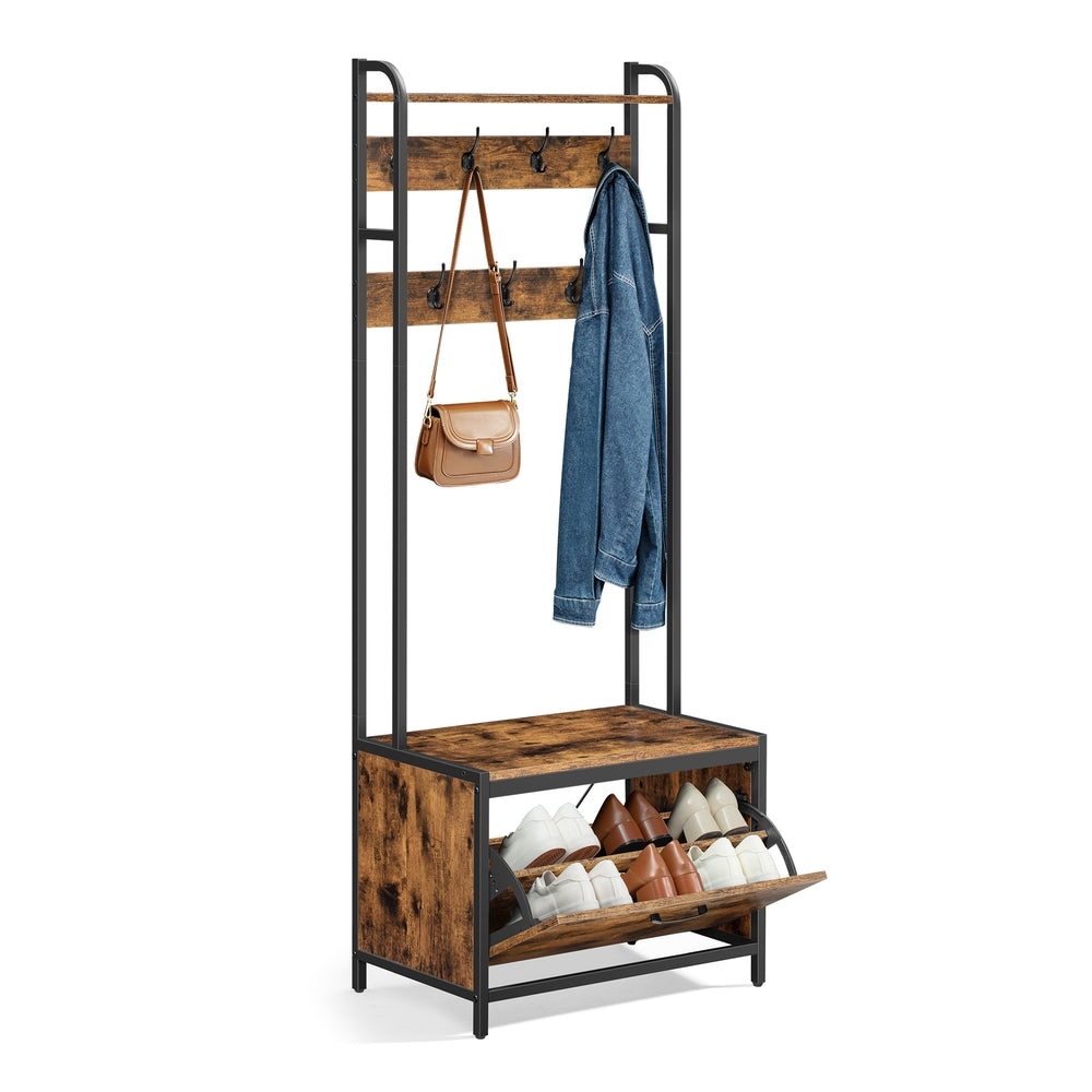 Coat Rack with Shoe Storage - image 1