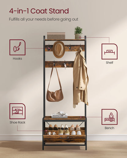 Coat Rack with Shoe Storage - image 2