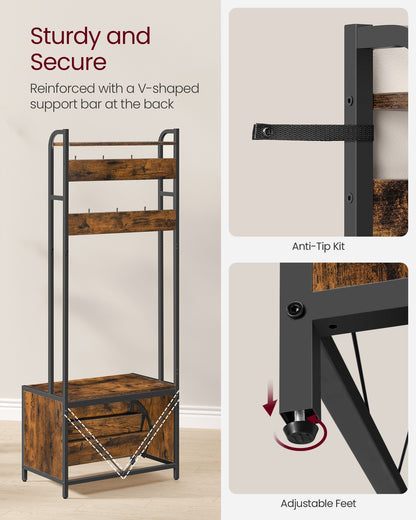 Coat Rack with Shoe Storage - image 6