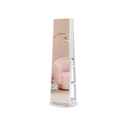 Rotating LED Mirror Jewelry Cabinet - image 25
