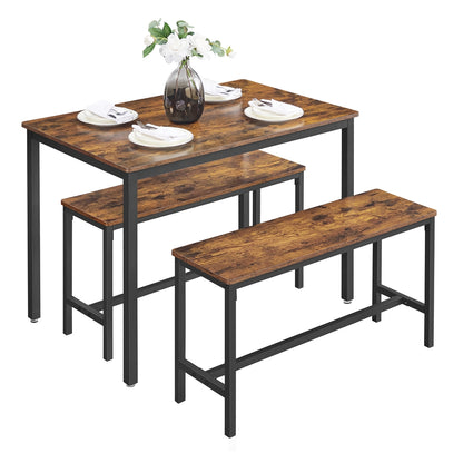 Dining Table with Benches - image 2