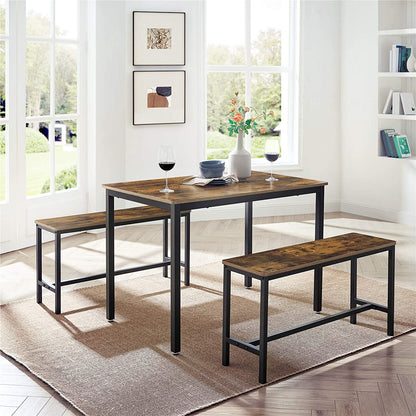 Dining Table with Benches - image 3
