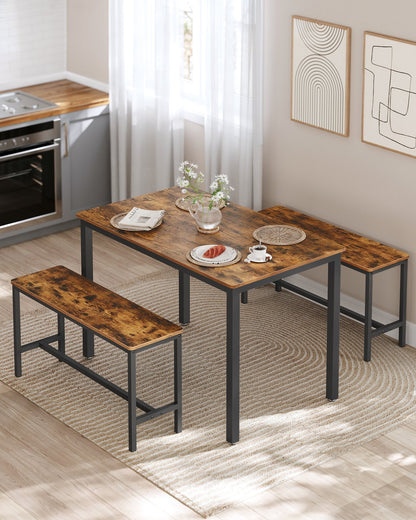 Dining Table with Benches - image 8