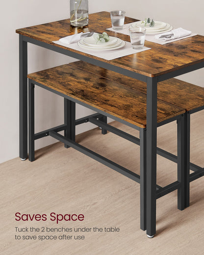 Dining Table with Benches - image 10