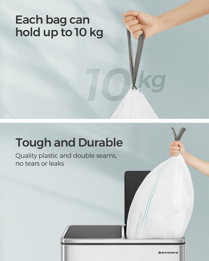 Drawstring Bin Liners, 30L Bin Liners, Code 30A, Customized, 1 Roll, 45 Pieces - image 4