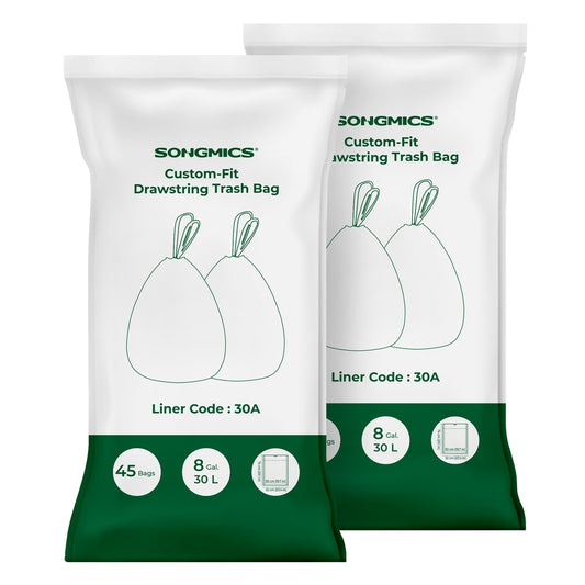 Drawstring Bin Liners, 30L Bin Liners, Code 30A, Customized, 2 Rolls, 90 Pieces - image 1