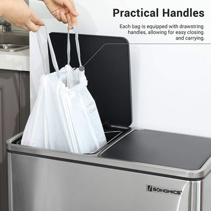 Drawstring Bin Liners, 30L Bin Liners, Code 30A, Customized, 2 Rolls, 90 Pieces - image 4