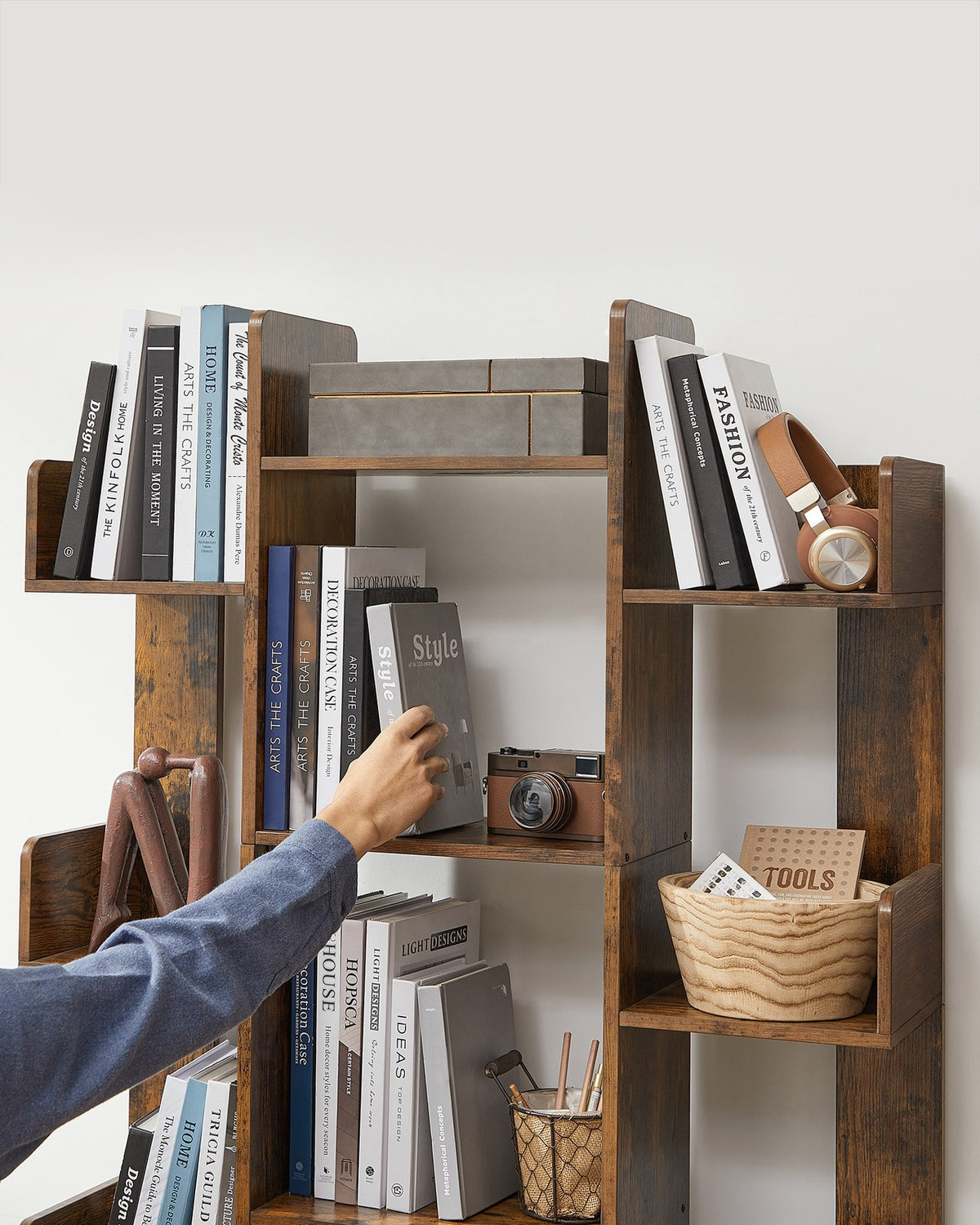 13 Storage Shelves Bookshelf - image 5