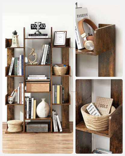 13 Storage Shelves Bookshelf - image 6