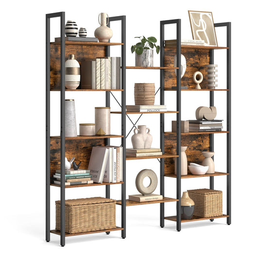 Large Bookshelf with 14 Storage Shelves - image 1