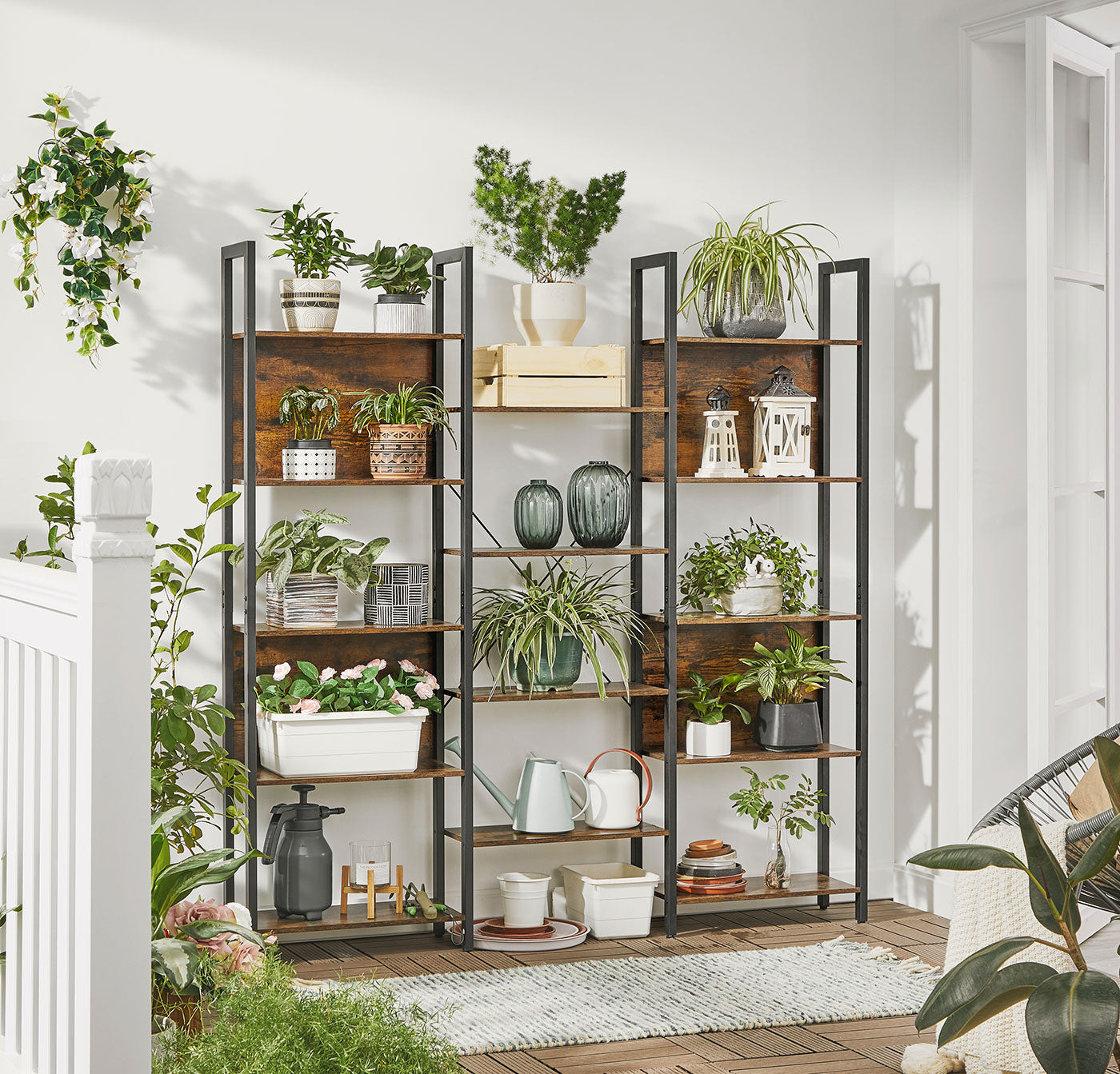 Large Bookshelf with 14 Storage Shelves - image 6