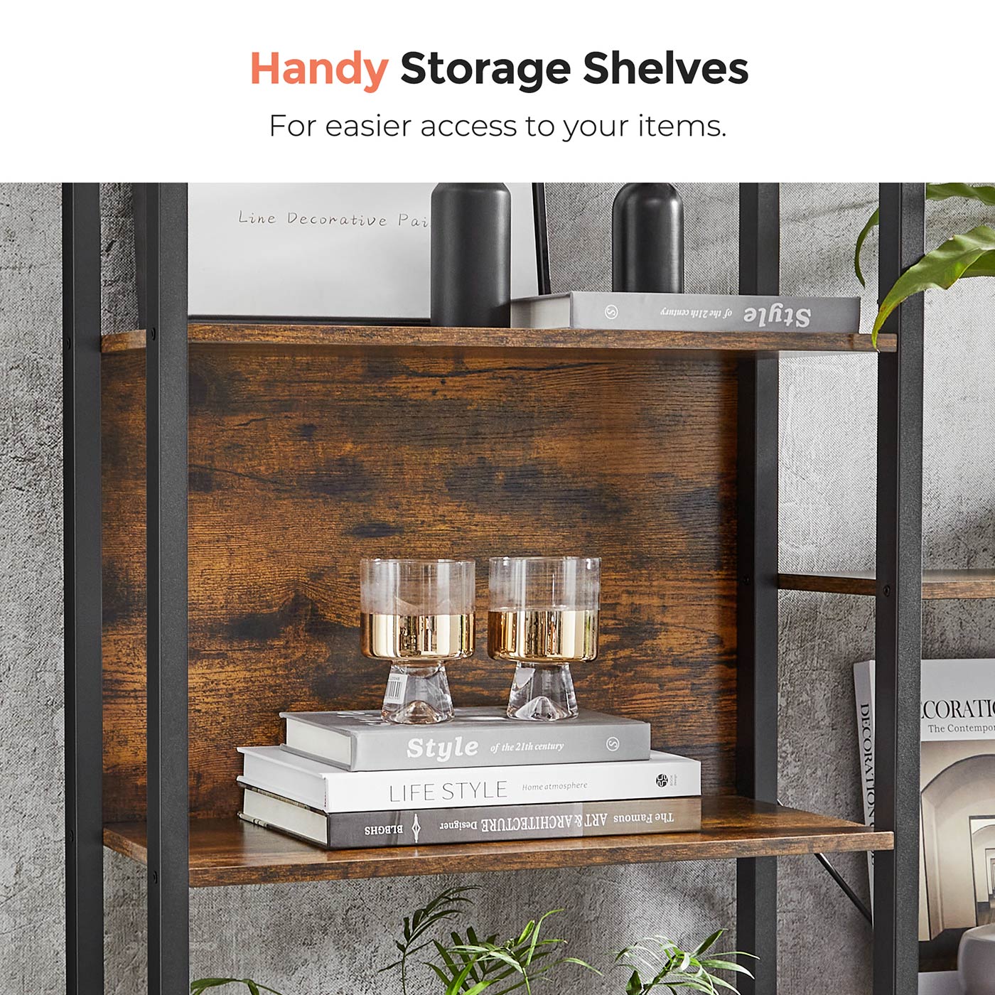 Large Bookshelf with 14 Storage Shelves - image 9