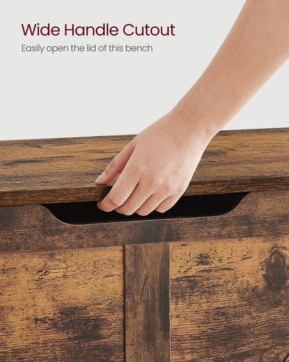 Storage Bench Matte White 40 x 80 x 46 cm - image 19