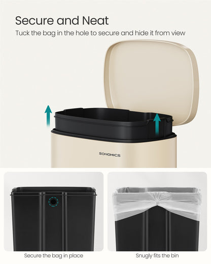 Kitchen Pedal Bin 50L Ink Black - image 43