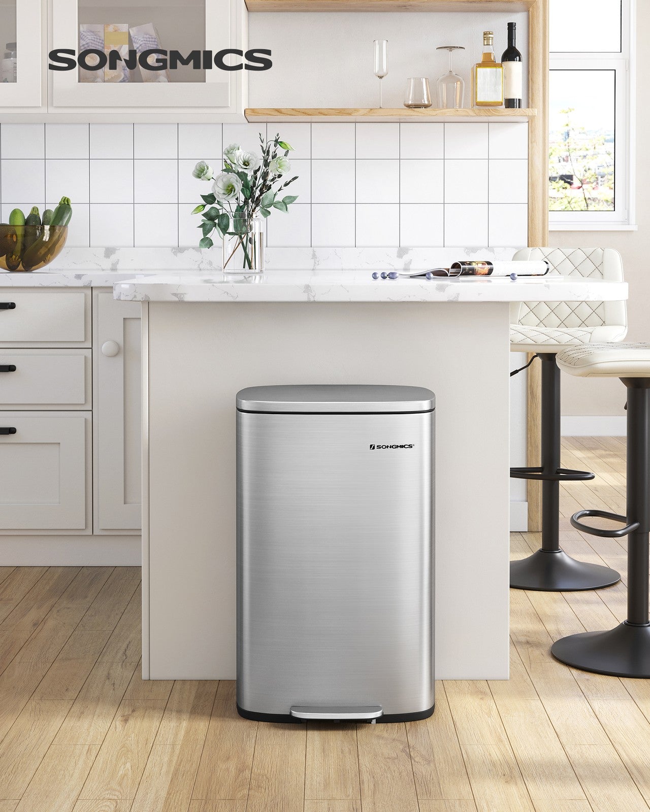 Kitchen Pedal Bin 50L Ink Black - image 24