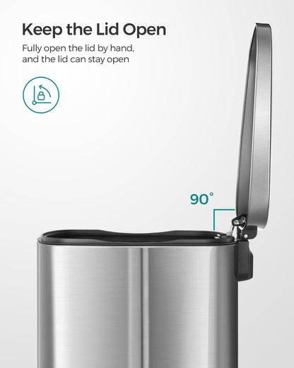 Kitchen Pedal Bin 50L Ink Black - image 27