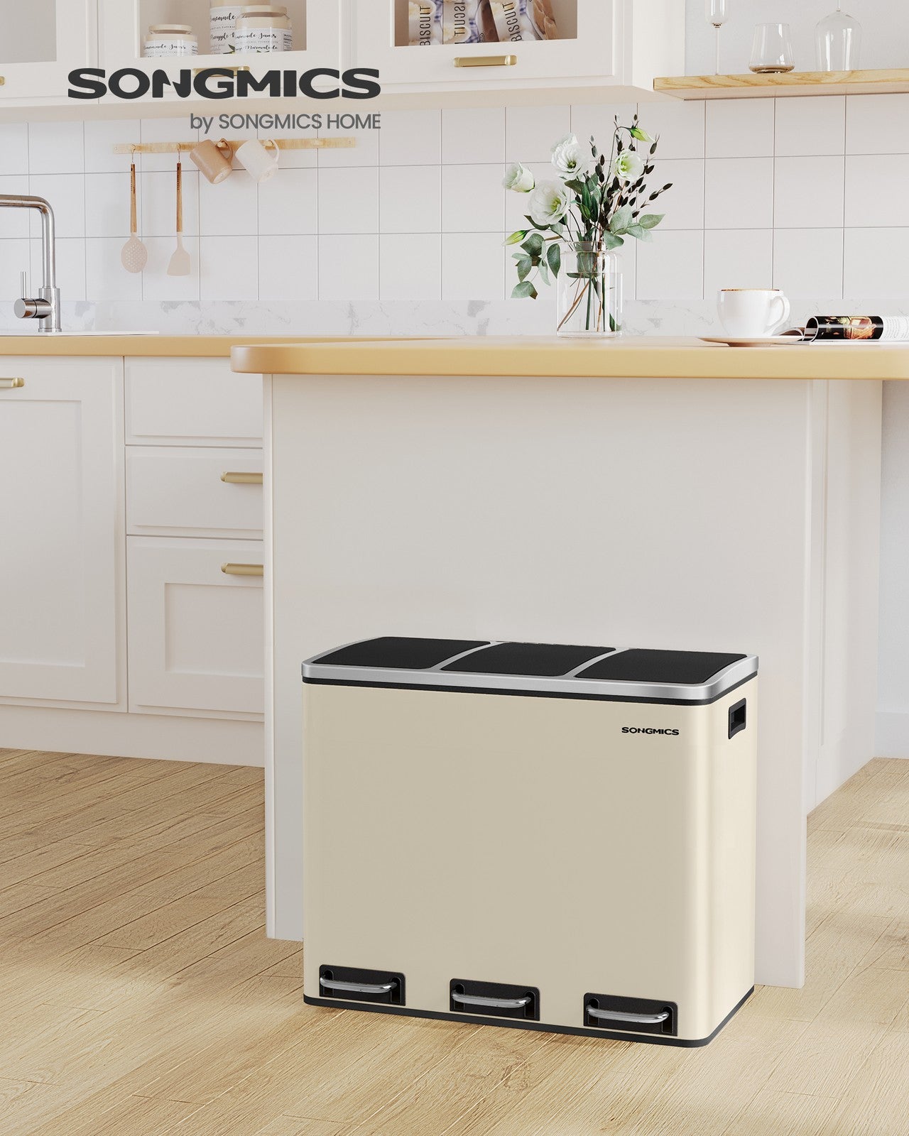 3 Compartments Dustbin - image 36
