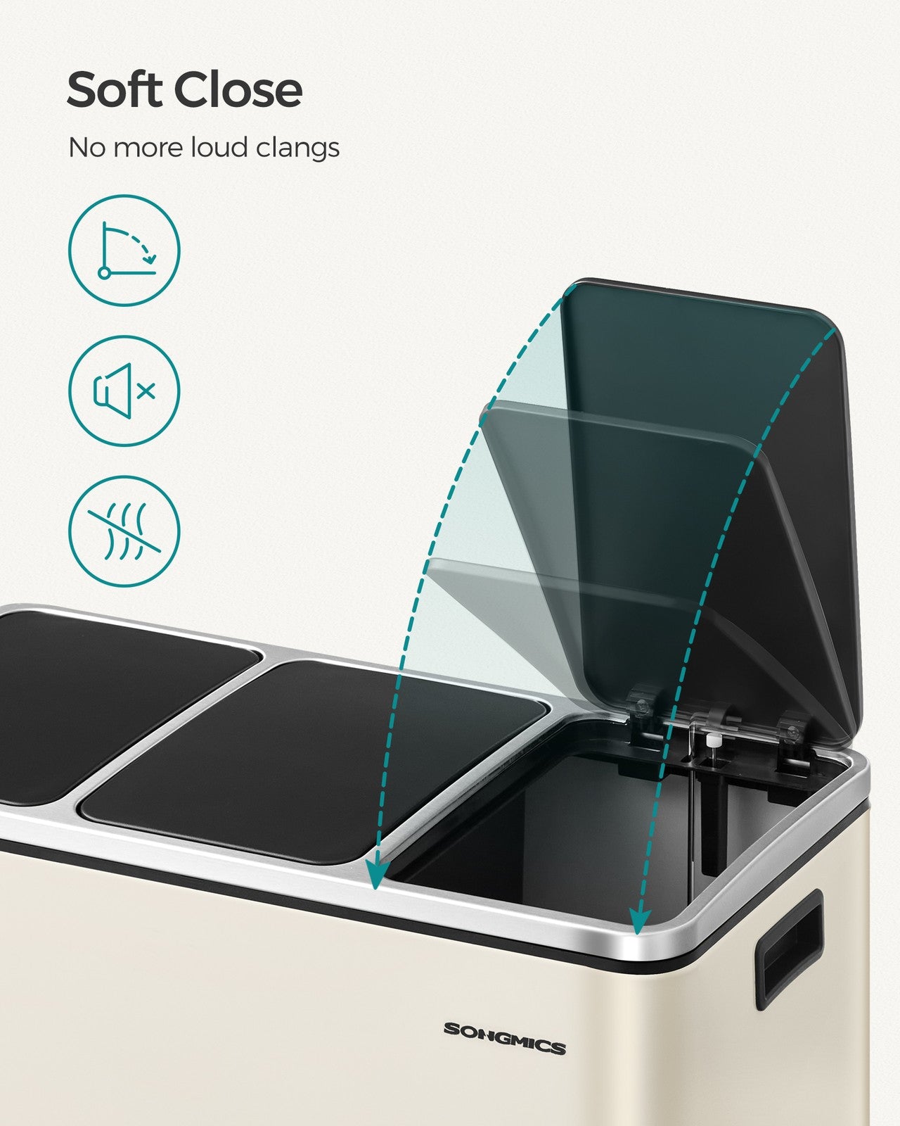 3 Compartments Dustbin - image 39