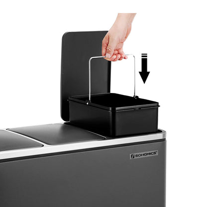 3 Compartments Dustbin - image 13