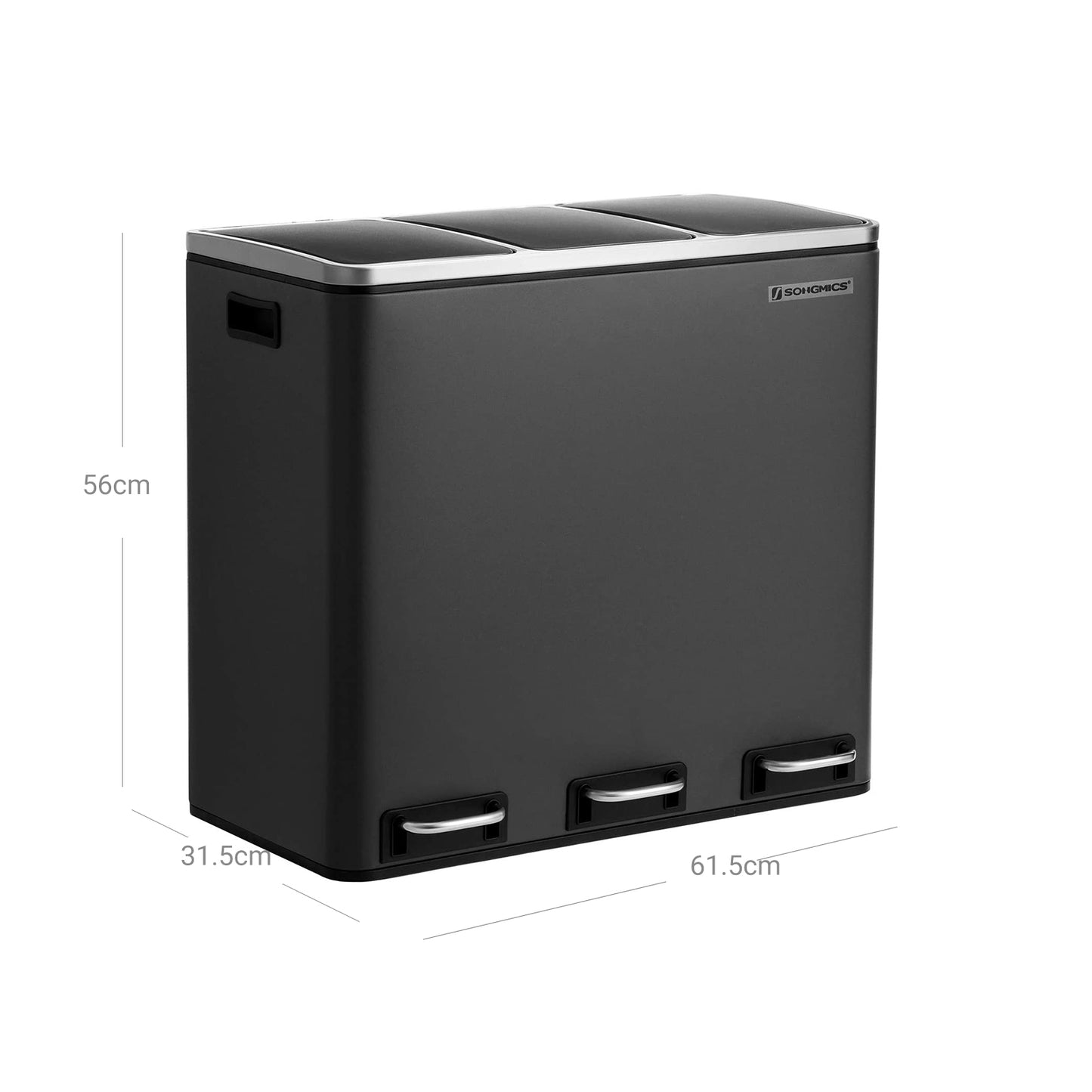 3 Compartments Dustbin - image 16