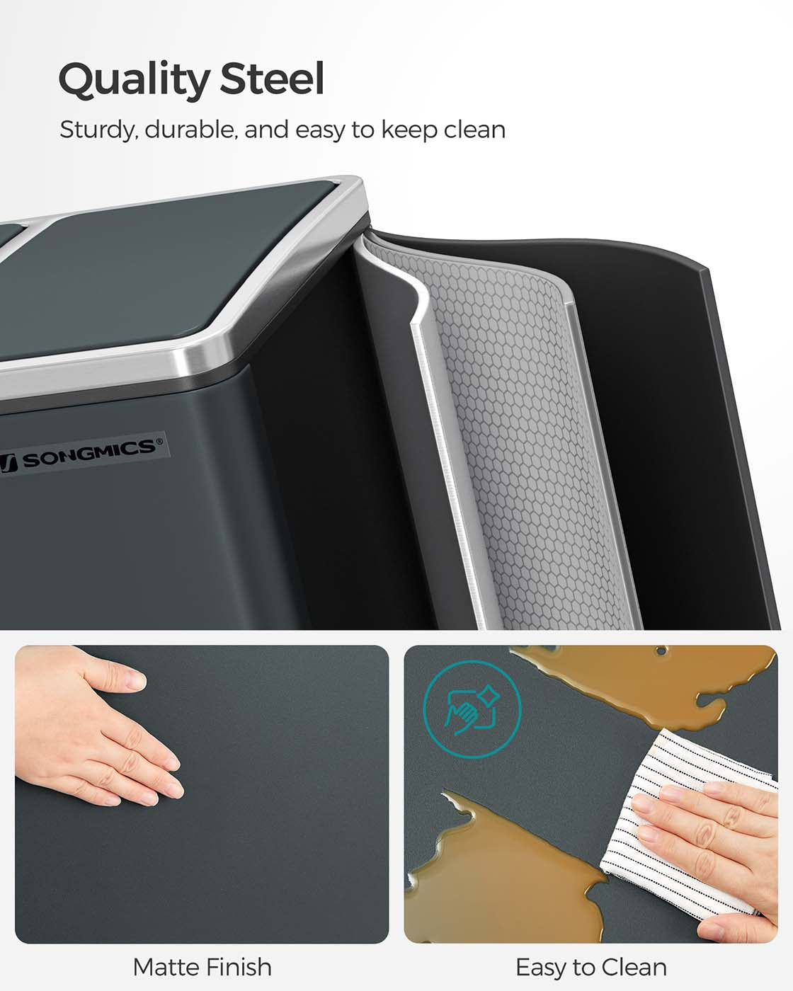 3 Compartments Dustbin - image 21