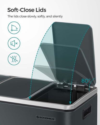 3 Compartments Dustbin - image 22