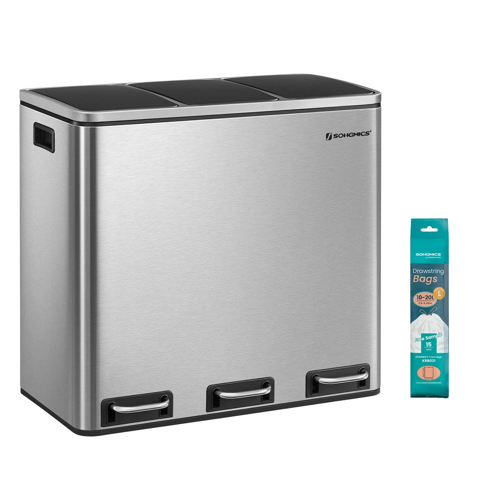 3 Compartments Dustbin - image 1