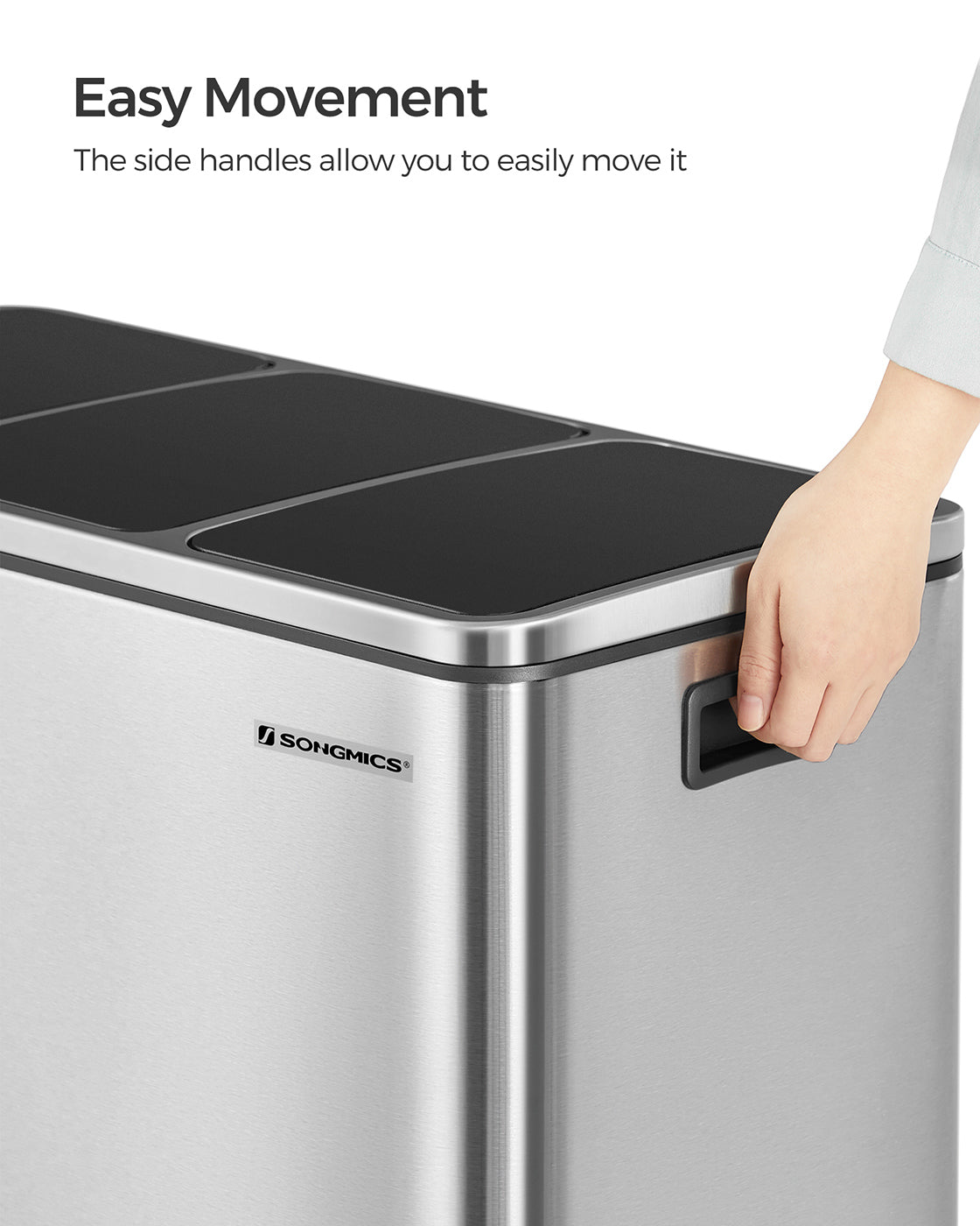 3 Compartments Dustbin - image 7