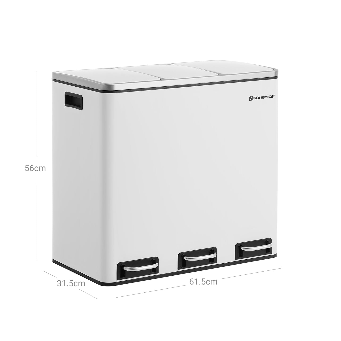 3 Compartments Dustbin - image 33