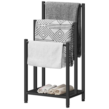 freestanding towel-rack - black