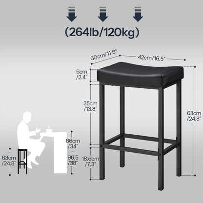 Bar Stools - Cafe Black