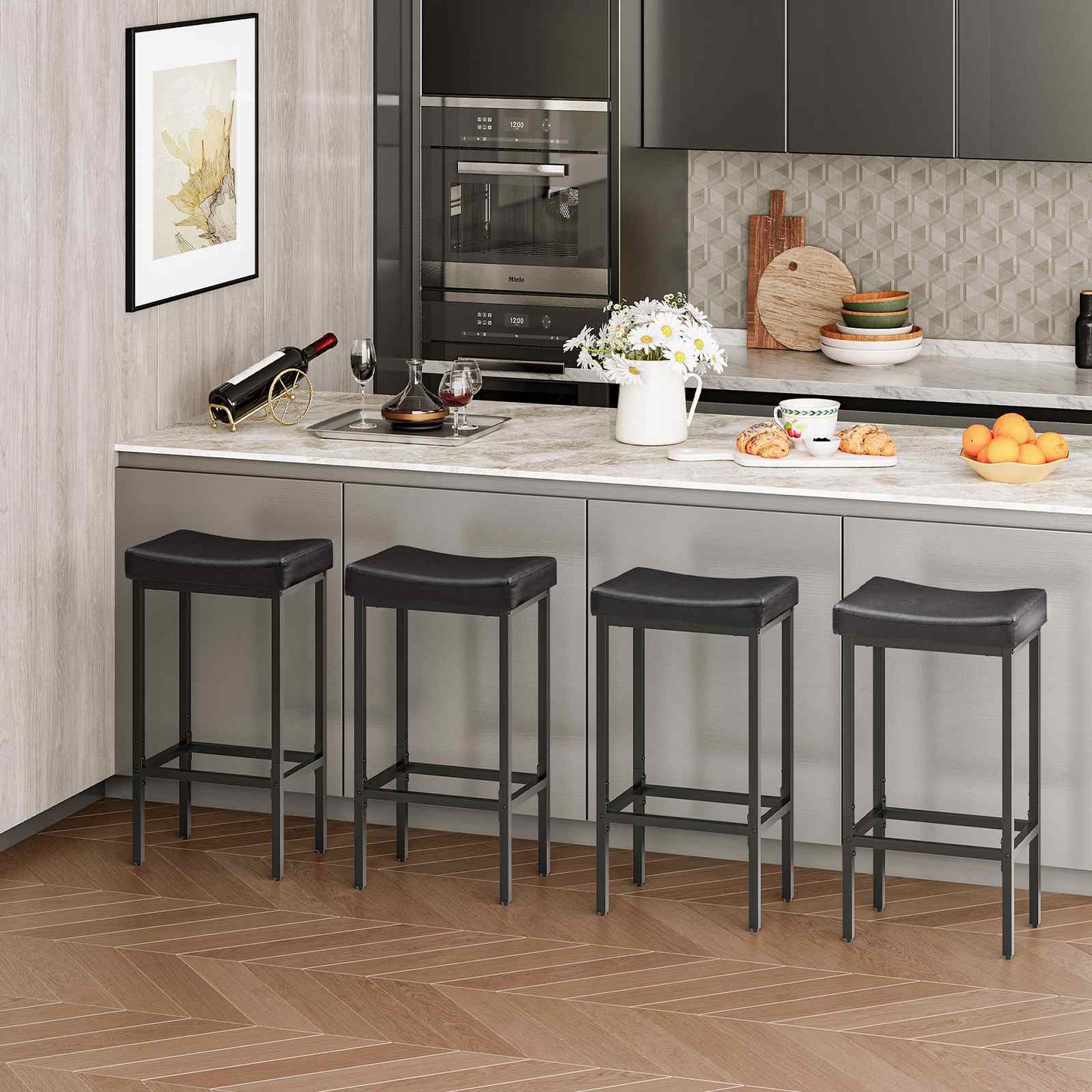 Bar Stools - Cafe Black
