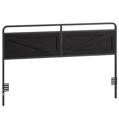 Wooden Panel Headboard - Black