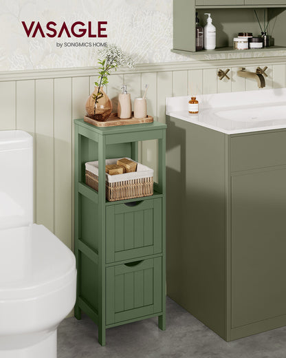 Bathroom Floor Cabinet with 2 Drawers
