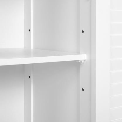 White Under Sink Storage Cabinet with Shelf - image 11
