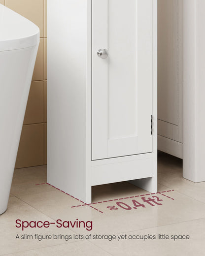 Small Bathroom Storage Corner Floor Cabinet with Door