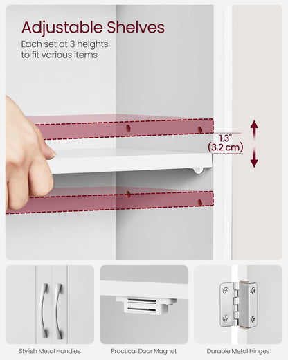 Wall-Mounted Bathroom Cabinet with Shelves Dove Grey - image 11