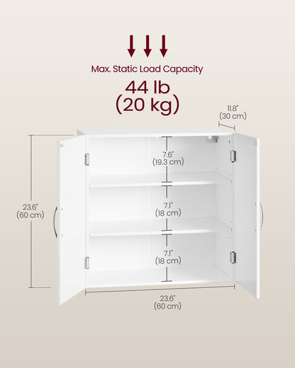 Wall-Mounted Bathroom Cabinet with Shelves Dove Grey - image 12