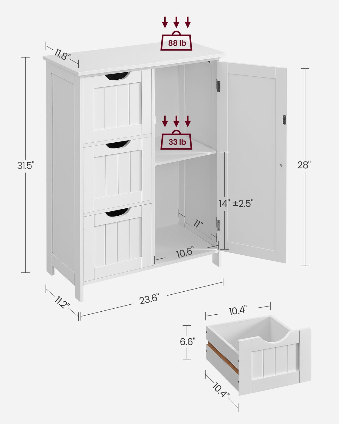 Bathroom Storage Cabinet