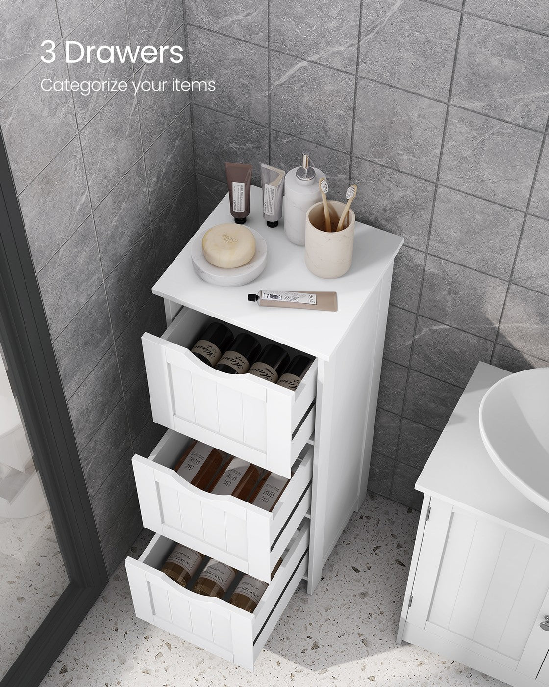 3 Drawers Floor Cabinet - image 3