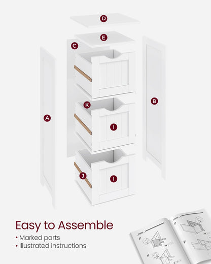 3 Drawers Floor Cabinet - image 6
