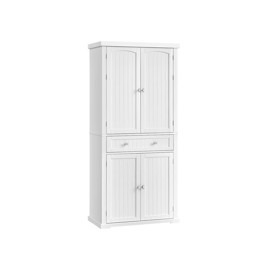 71.7-Inch High Freestanding Tall Cupboard Storage Cabinet