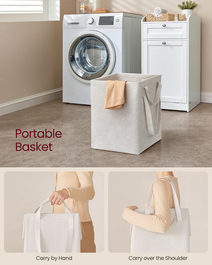 Bathroom Storage Unit with 1 Drawer and 1 Laundry Hamper - image 4