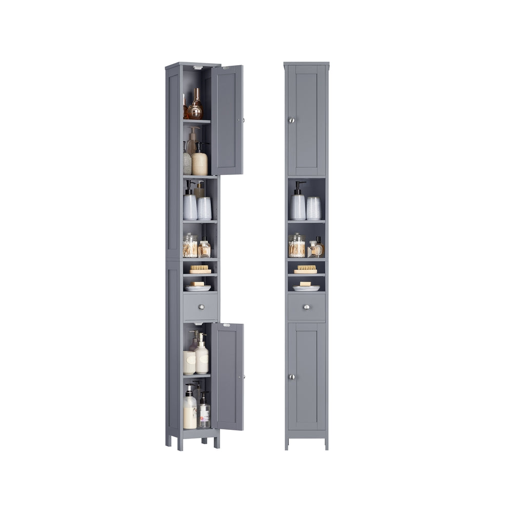 Tall Bathroom Cabinet with Lights - image 13