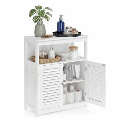 Bathroom Floor Cabinet Freestanding Storage Organiser Rack, Kitchen Cupboard