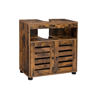 Under Sink Cabinet Rustic Brown without Pedestals - image 2