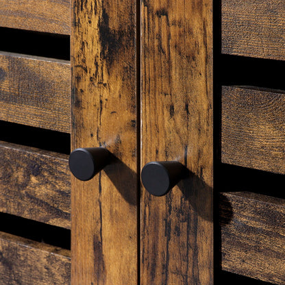 Under Sink Cabinet Rustic Brown without Pedestals - image 8