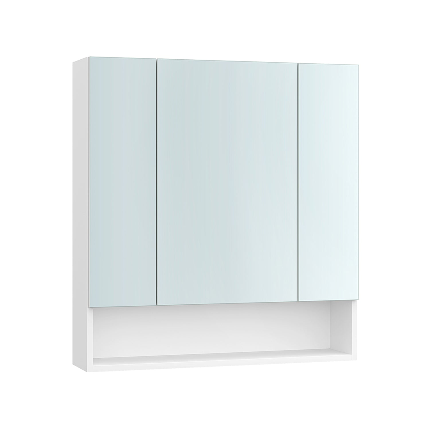 27.6" Wide Bathroom Mirror with Storage